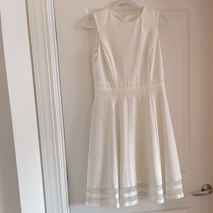 Calvin Klein Mesh-Inset Dress
